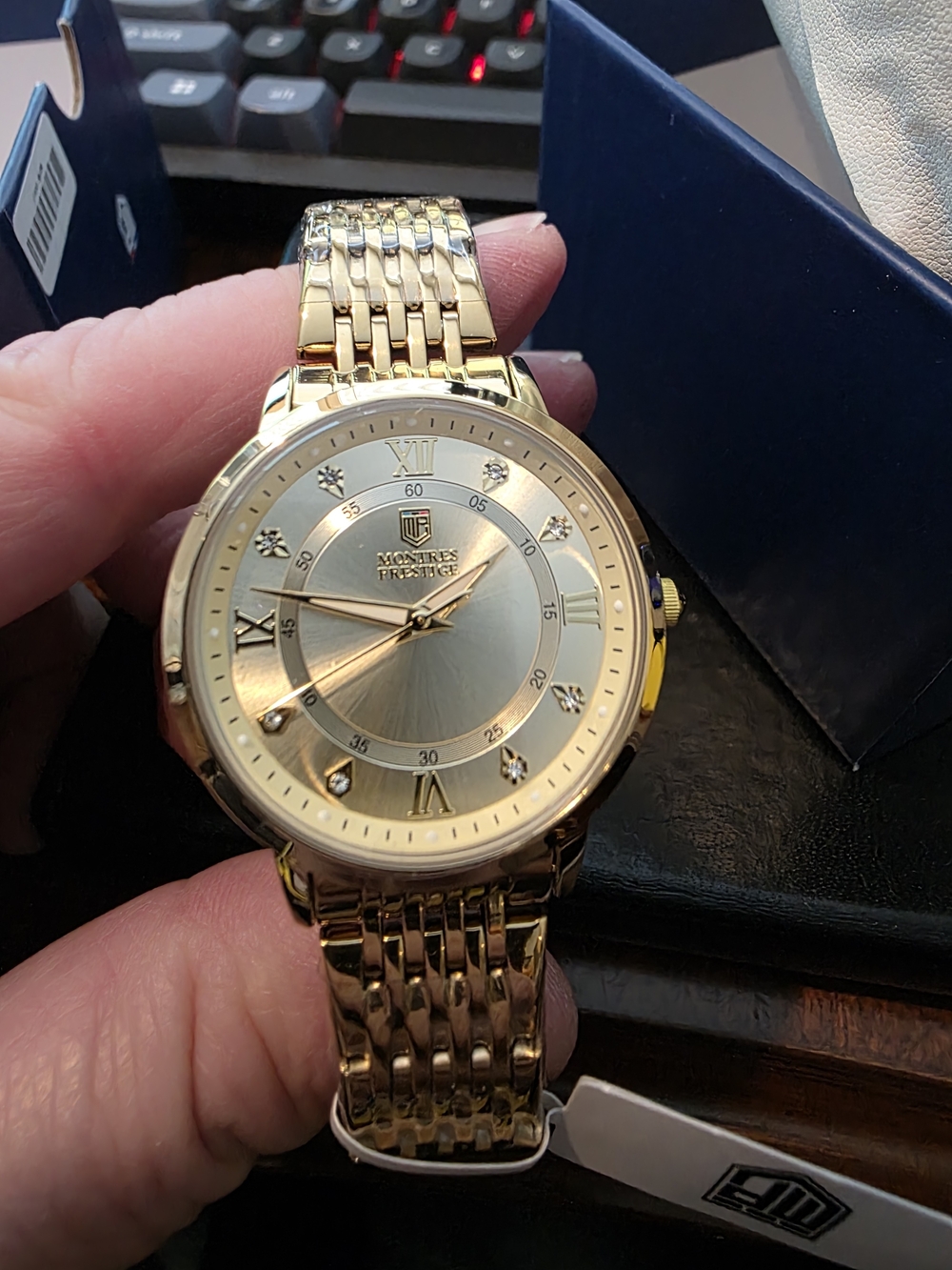 Women’s Gold-Tone Invicta Montres Prestige 33.5mm MPW-0007